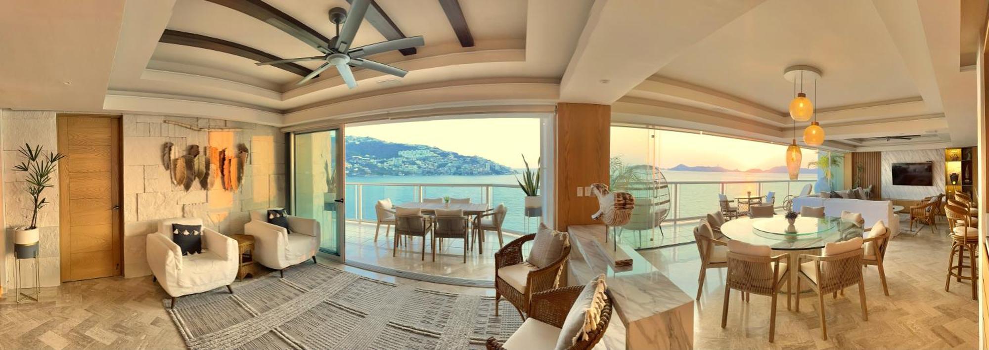Apartament Depa De Lujo Frente A Playa En Bahia De Aca - Sin Danos Por Otis-john Acapulco